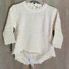 Conjunto guinda M/L blanco